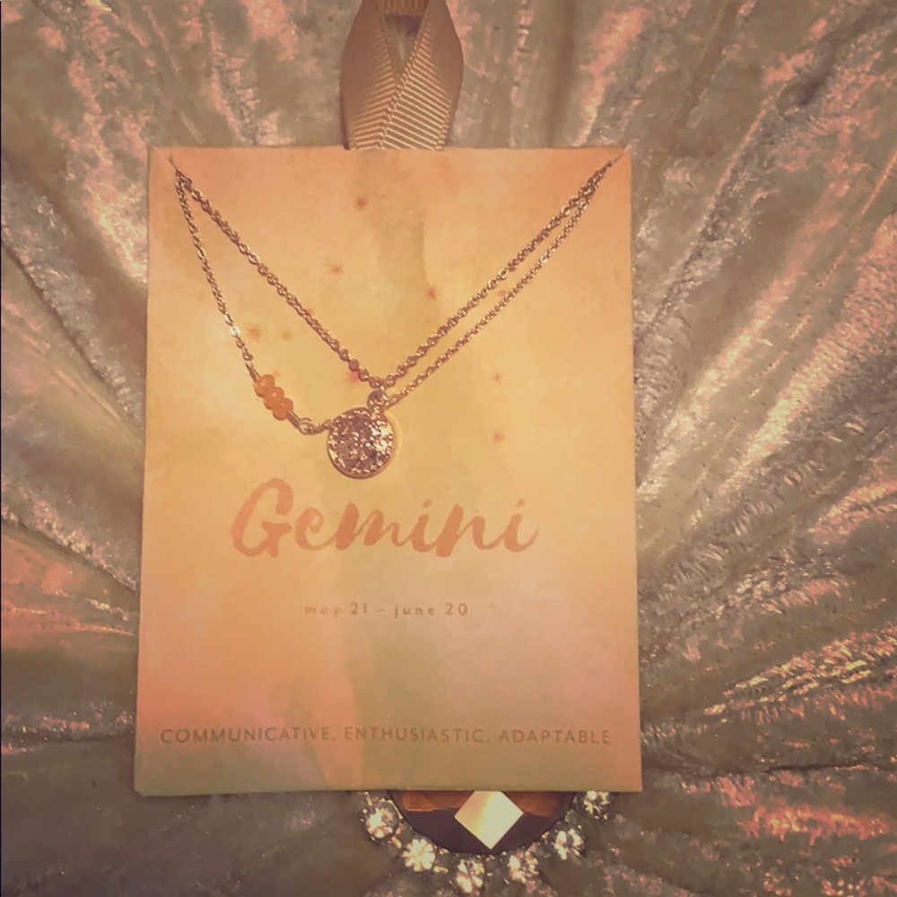 Gemini ♊️ Zodiac Sign Necklace